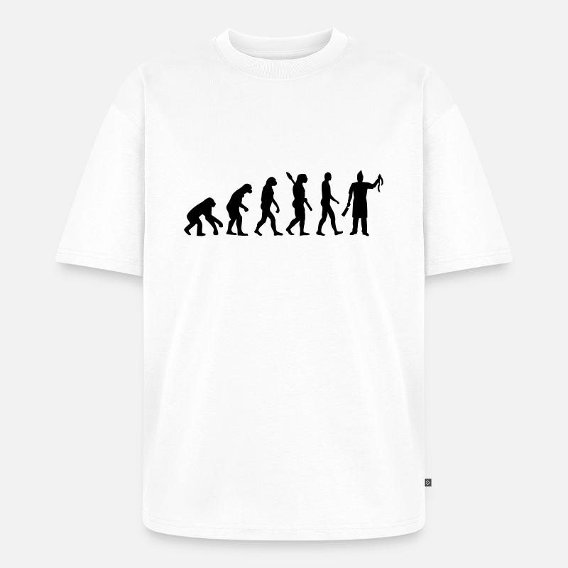 Évolution Boucher - T-shirt Premium bio oversize Unisexe - blanc