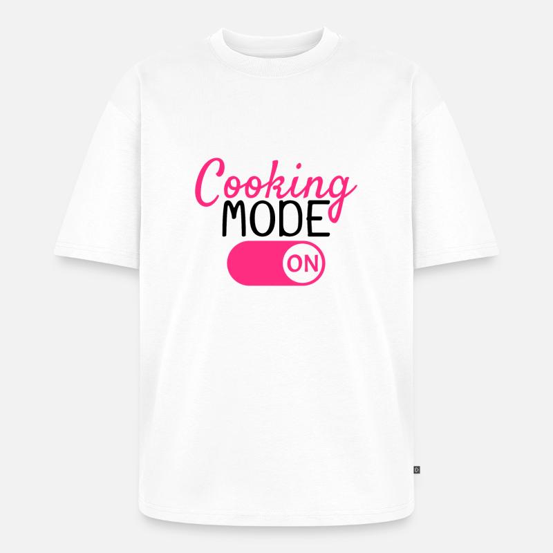 Kochen Koch - Unisex Premium Oversized Bio T-Shirt - Weiß