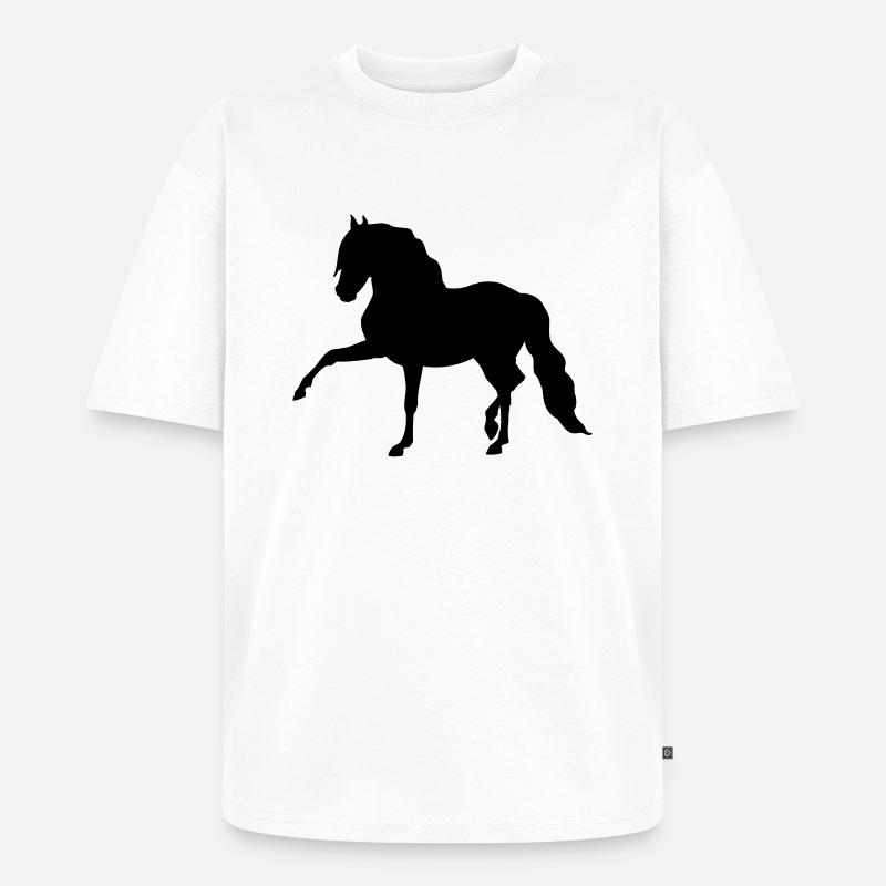 chaval - T-shirt Premium bio oversize Unisexe - blanc