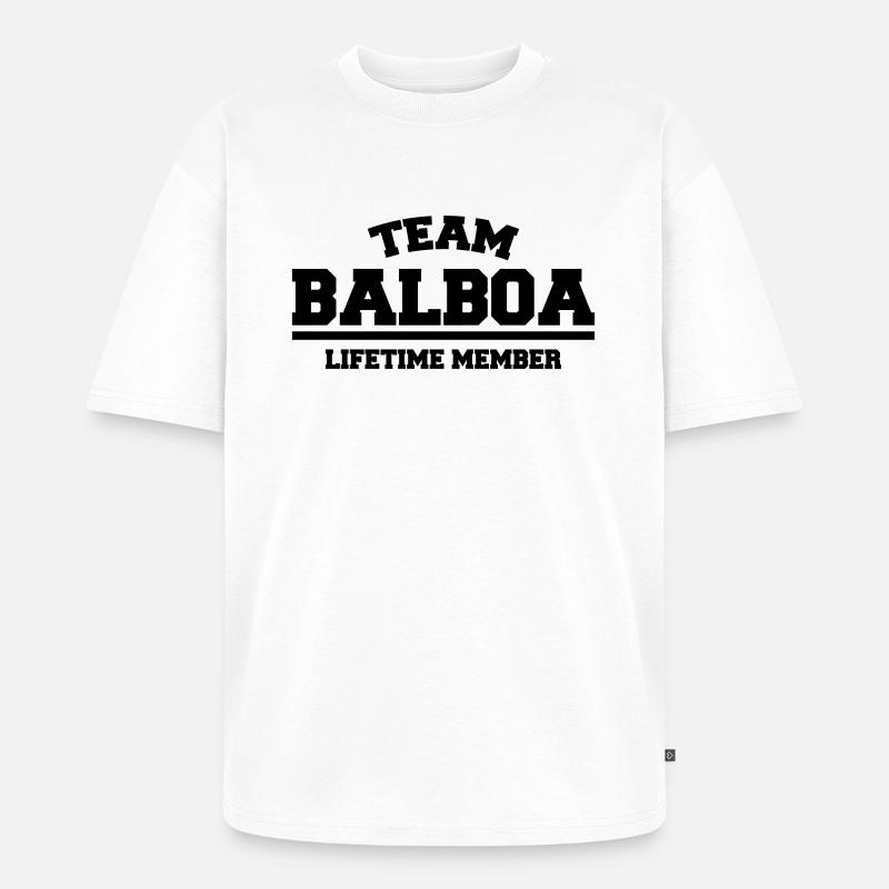 team balboa - Unisex Premium Oversized Bio T-Shirt - Weiß