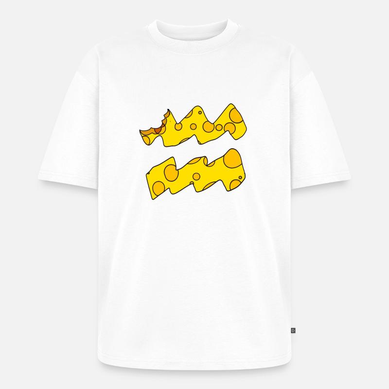 Sternzeichen Wassermann - Unisex Premium Oversized Bio T-Shirt - Weiß