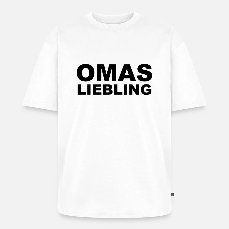 Omas Liebling - Unisex Premium Oversized Bio T-Shirt - Weiß