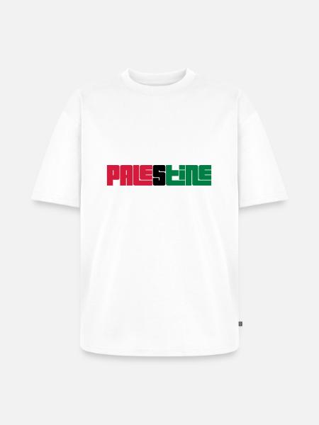 Palestine - Unisex Premium Oversized Bio T-Shirt - Weiß
