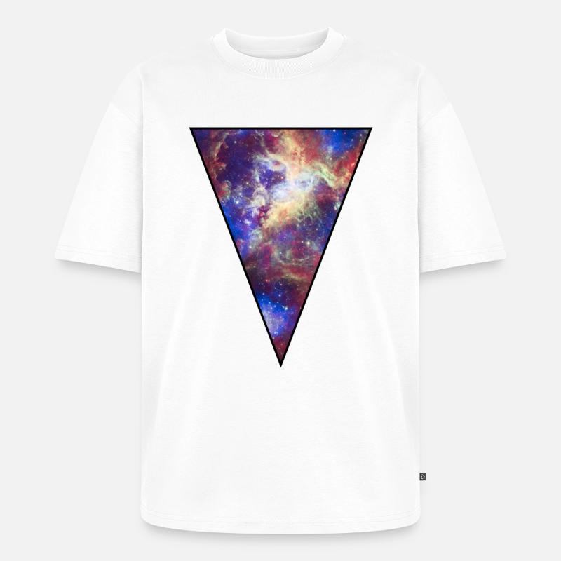 Galaxy - Space - Sterne - Cosmic - Kunst - - Unisex Premium Oversized Bio T-Shirt - Weiß