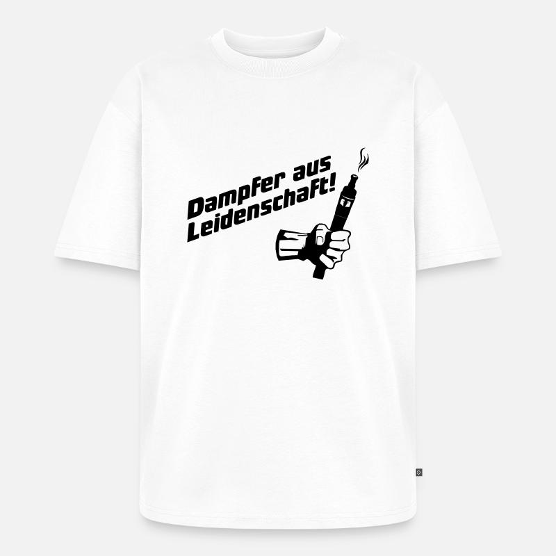 Leidenschaft - Unisex Premium Oversized Bio T-Shirt - Weiß