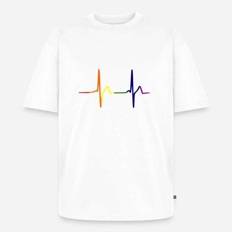 Frequenz - Unisex Premium Oversized Organic T-Shirt - white