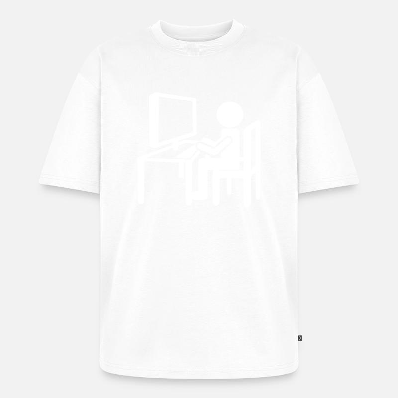 Programmierer - IT - Computer - Unisex Premium Oversized Bio T-Shirt - Weiß