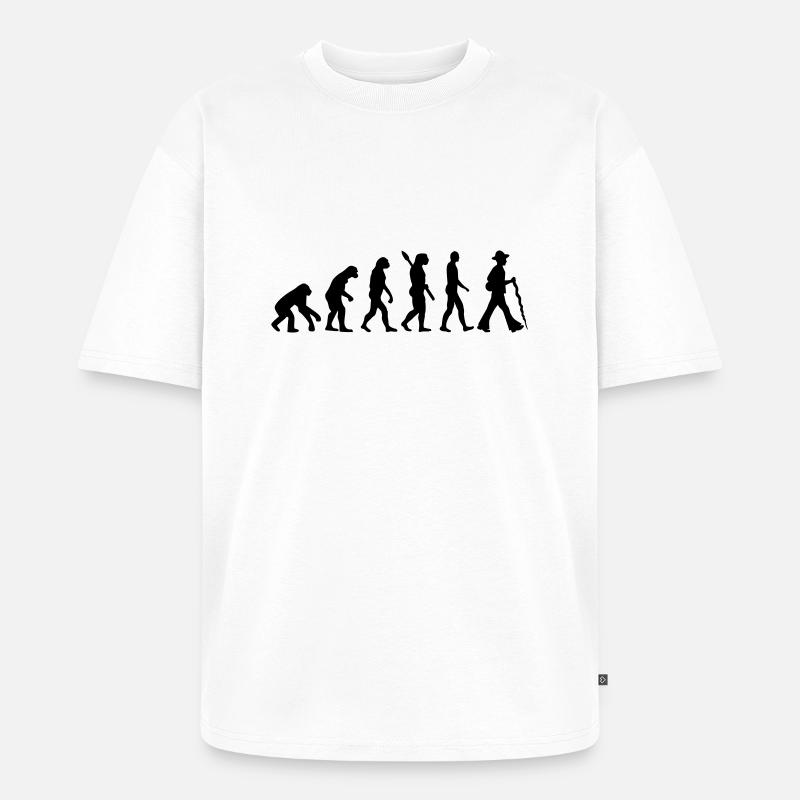Evolution Carpenter - Unisex Premium Oversized Organic T-Shirt - white