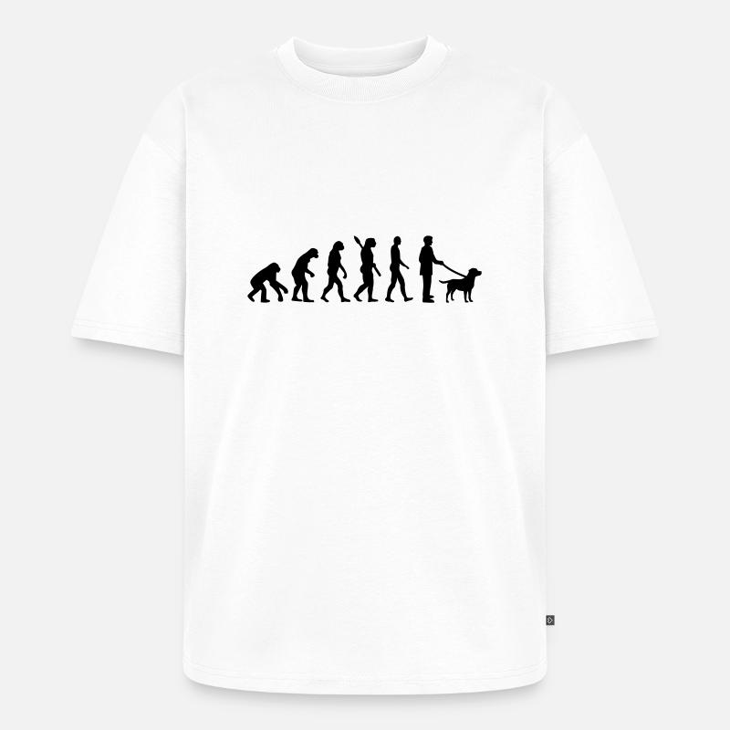 Labrador - Unisex Premium Oversized Bio T-Shirt - Weiß