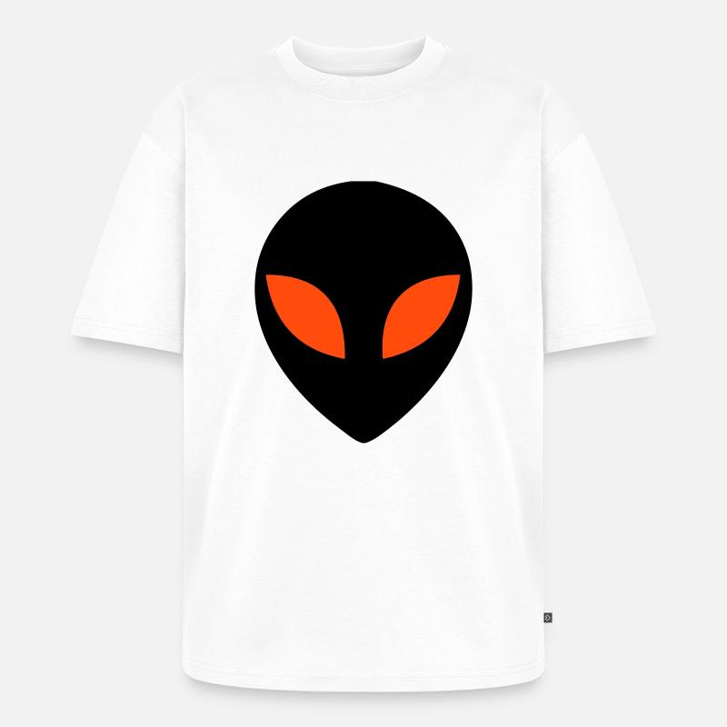 Alien - Unisex Premium Oversized Bio T-Shirt - Weiß