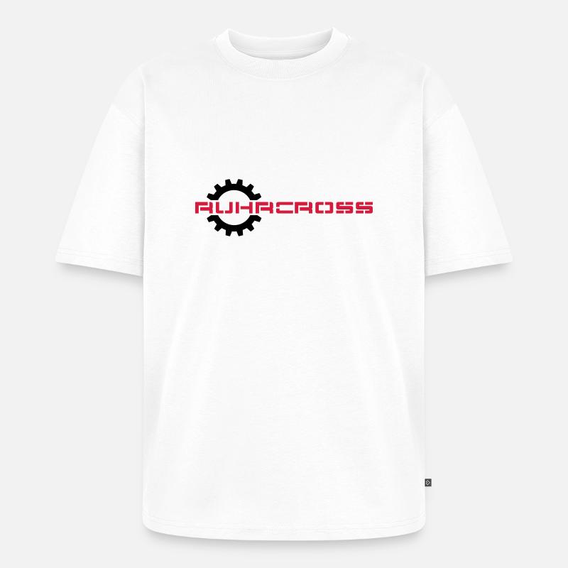ruhrcross - Unisex Premium Oversized Bio T-Shirt - Weiß