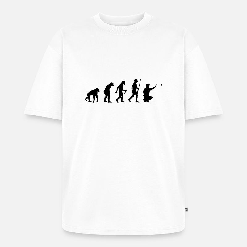 Boule Evolution - Unisex Premium Oversized Bio T-Shirt - Weiß