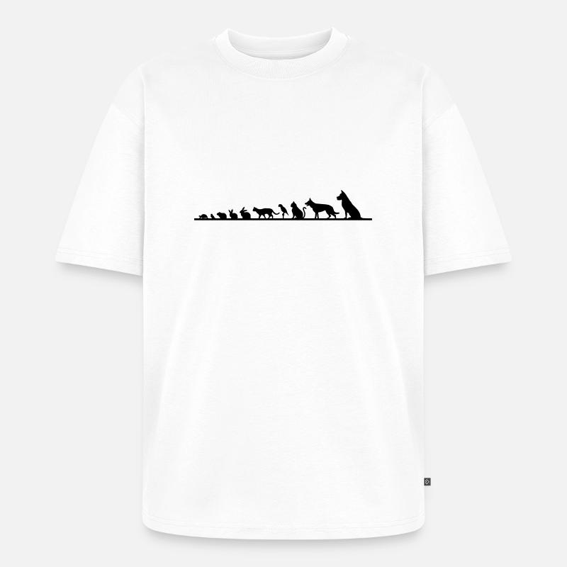 Haustiere - Unisex Premium Oversized Bio T-Shirt - Weiß