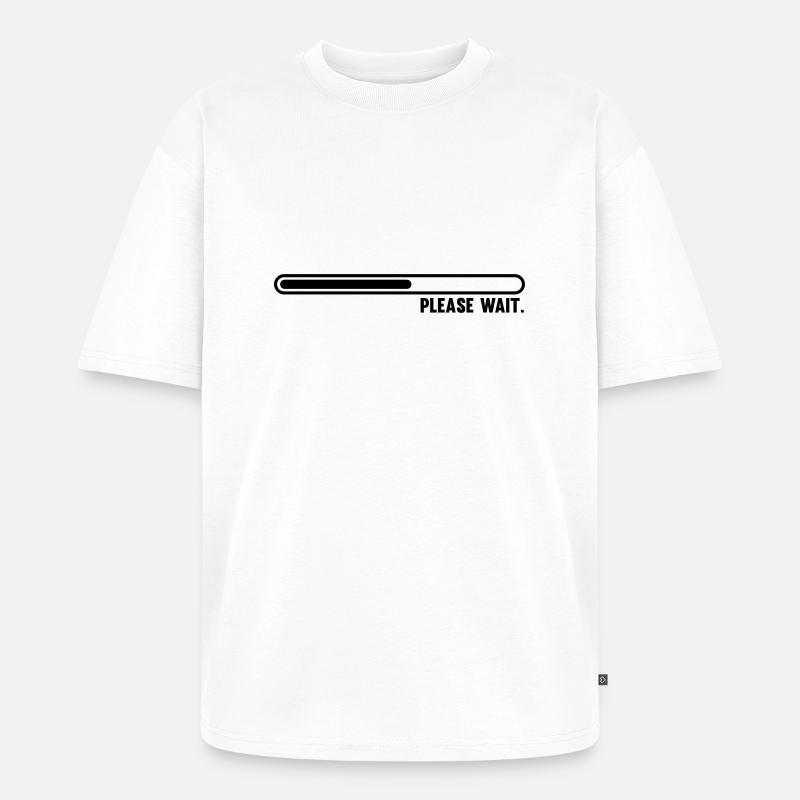_loading_f1 - Unisex Premium Oversized Bio T-Shirt - Weiß