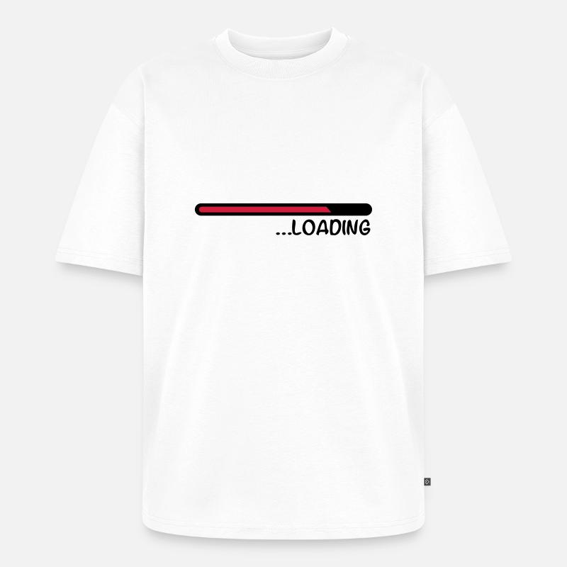 loading_cc2 - Unisex Premium Oversized Bio T-Shirt - Weiß