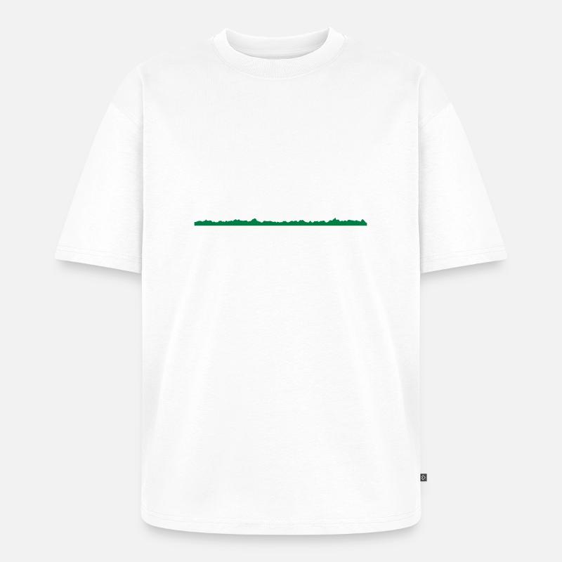 skyline - Unisex Premium Oversized Bio T-Shirt - Weiß