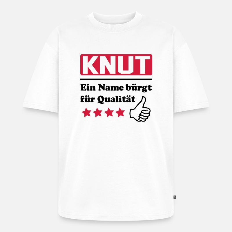 knut - Unisex Premium Oversized Bio T-Shirt - Weiß
