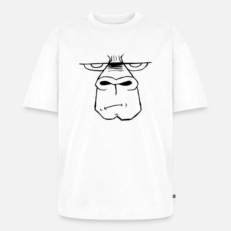Ape - Unisex Premium Oversized Bio T-Shirt - Weiß
