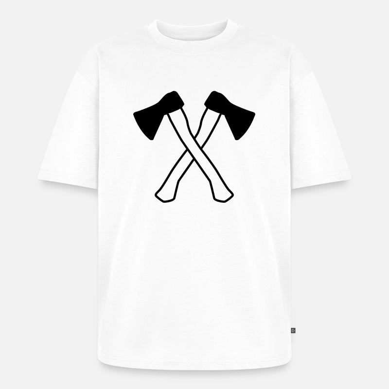 aexte design - Unisex Premium Oversized Bio T-Shirt - Weiß