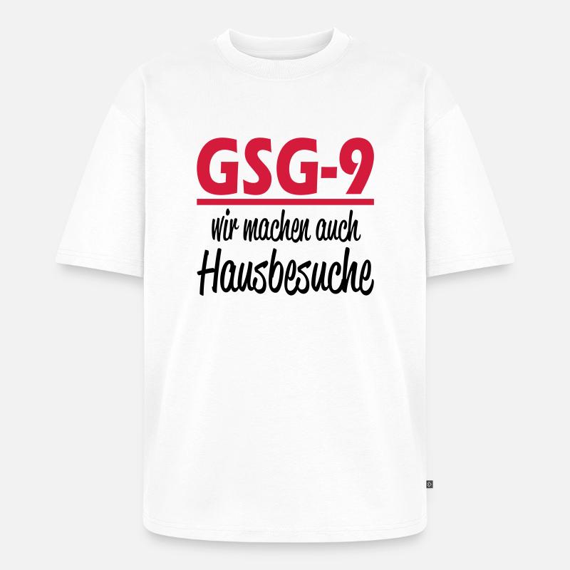 gsg9 - Unisex Premium Oversized Bio T-Shirt - Weiß