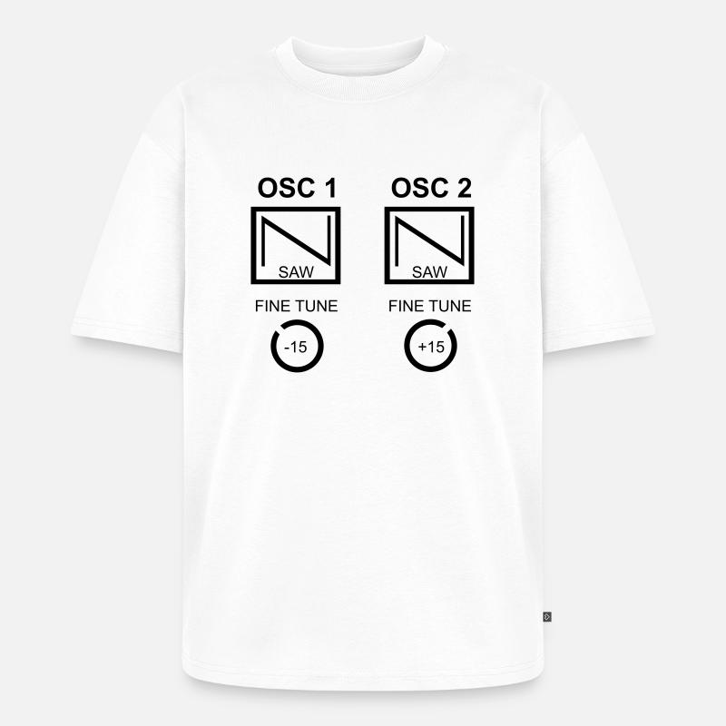 reese - Unisex Premium Oversized Bio T-Shirt - Weiß