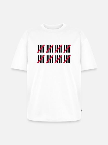 40th Birthday - Unisex Premium Oversized Organic T-Shirt - white