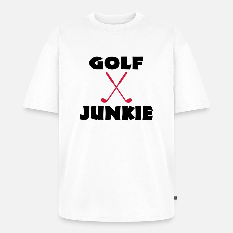 golf - Unisex Premium Oversized Bio T-Shirt - Weiß