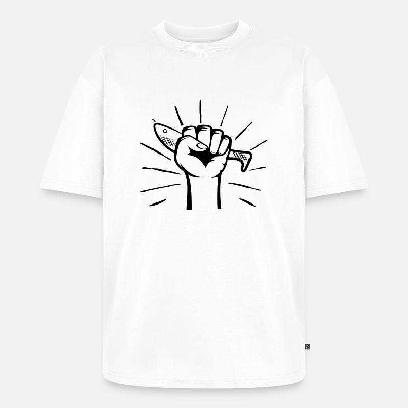 Holy Lure - Unisex Premium Oversized Bio T-Shirt - Weiß