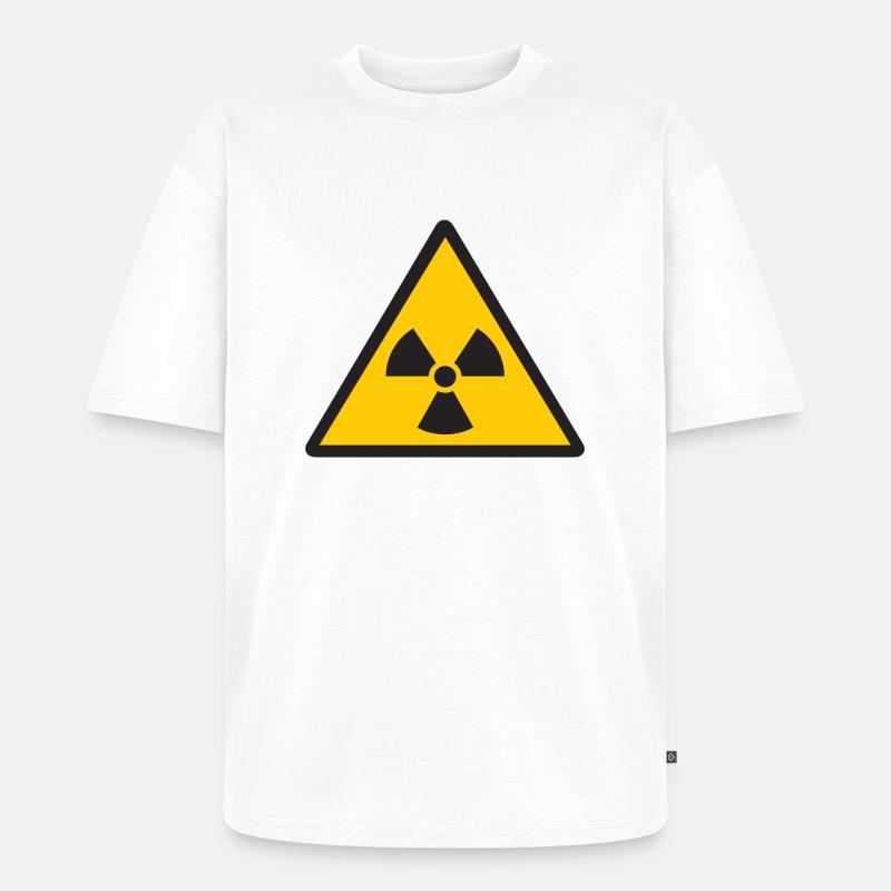 nuklear - Unisex Premium Oversized Bio T-Shirt - Weiß