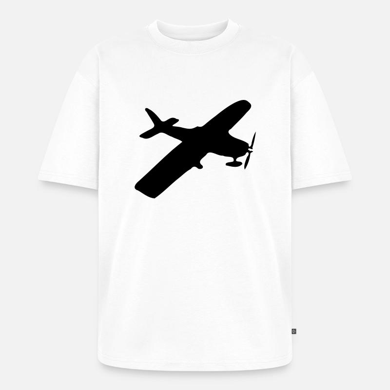 Luftstrahl - Unisex Premium Oversized Bio T-Shirt - Weiß