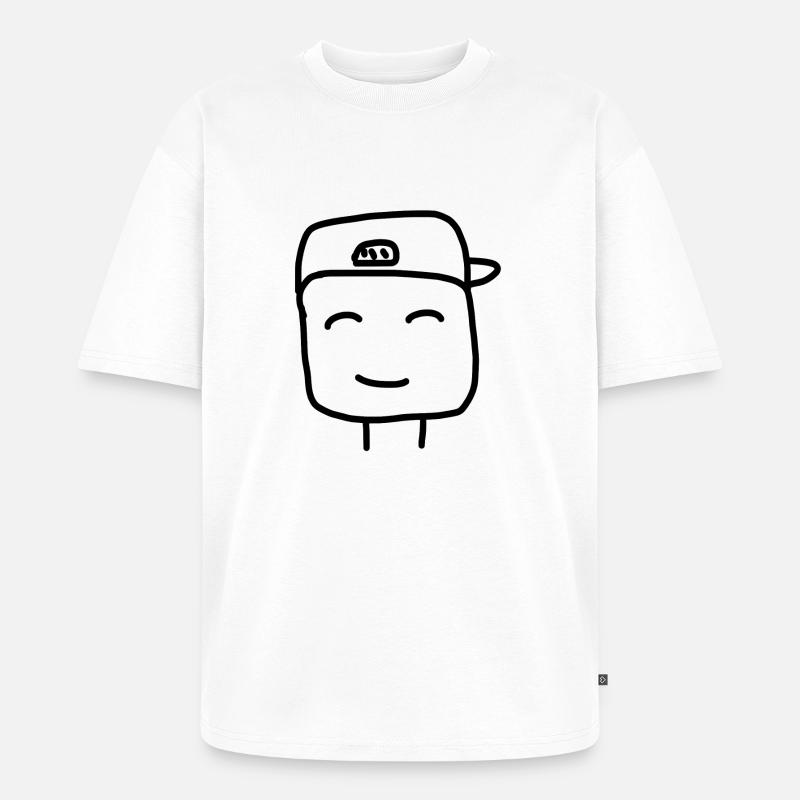 ComicBoy - Unisex Premium Oversized Bio T-Shirt - Weiß