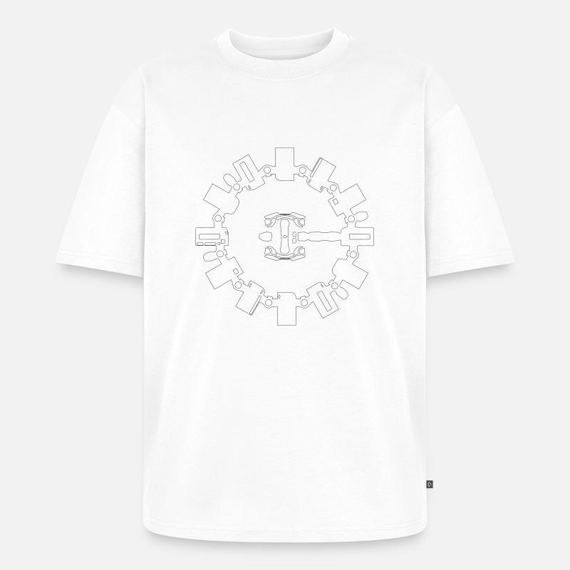 Interstellar_Endurance_w - Unisex Premium Oversized Bio T-Shirt - Weiß
