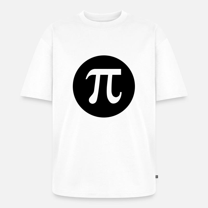 Universelles Zeichen / Mathe - Unisex Premium Oversized Bio T-Shirt - Weiß