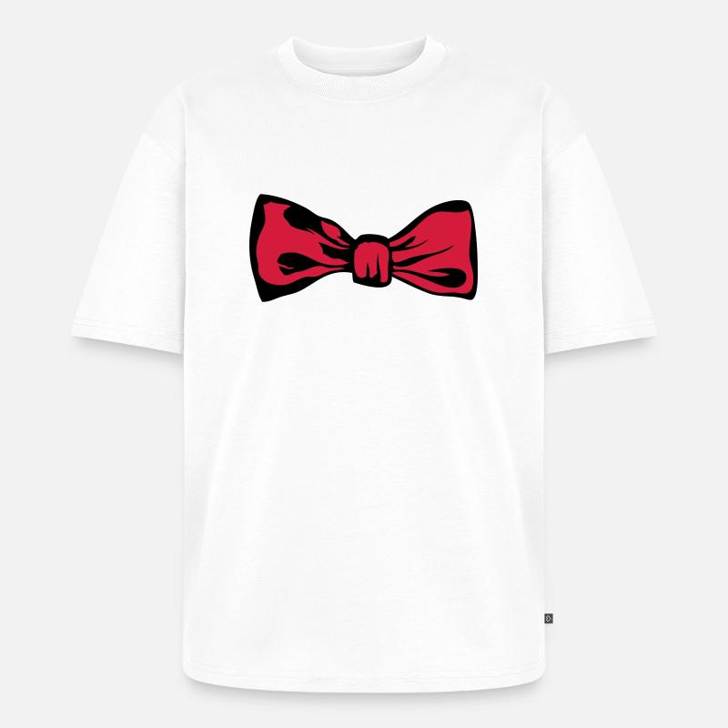 Fliege 2711 - Unisex Premium Oversized Bio T-Shirt - Weiß