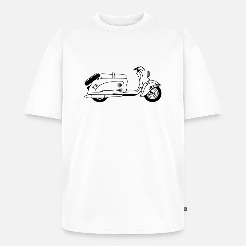 IWL Berliner Roller SR59 - Unisex Premium Oversized Bio T-Shirt - Weiß