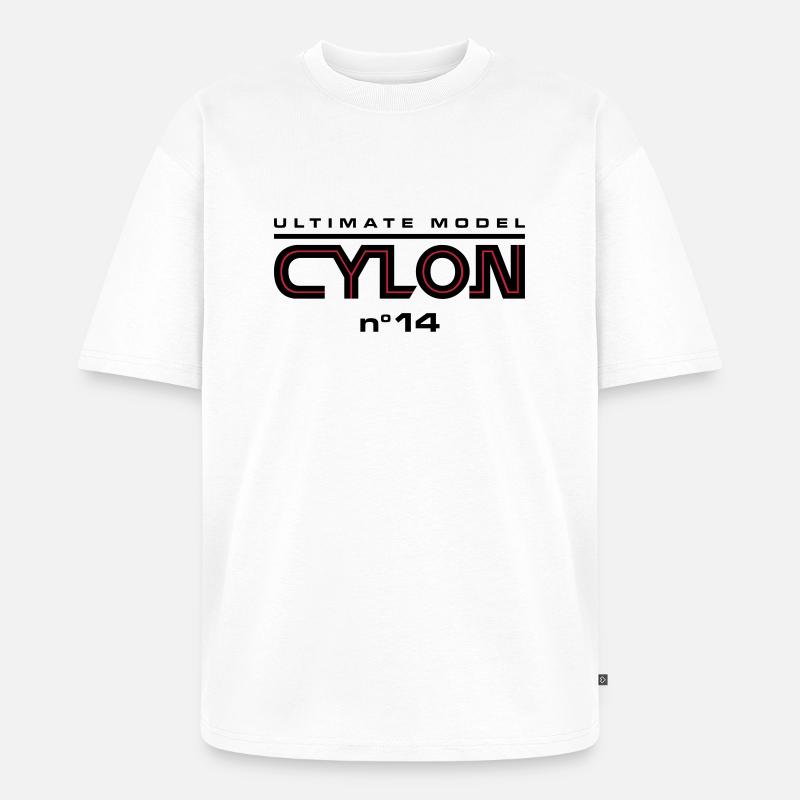 Ultimate model cylon n°14 - Unisex Premium Oversized Bio T-Shirt - Weiß