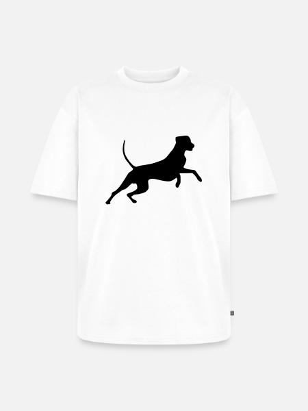 rhodesian_ridgeback_cb - Unisex Premium Oversized Organic T-Shirt - white