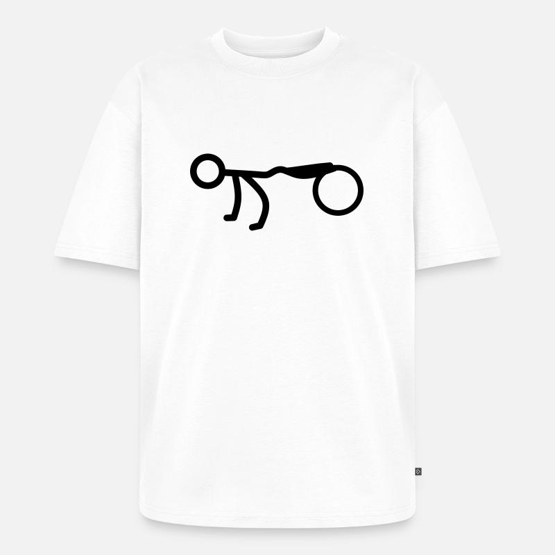 Fittbal - Unisex Premium Oversized Bio T-Shirt - Weiß
