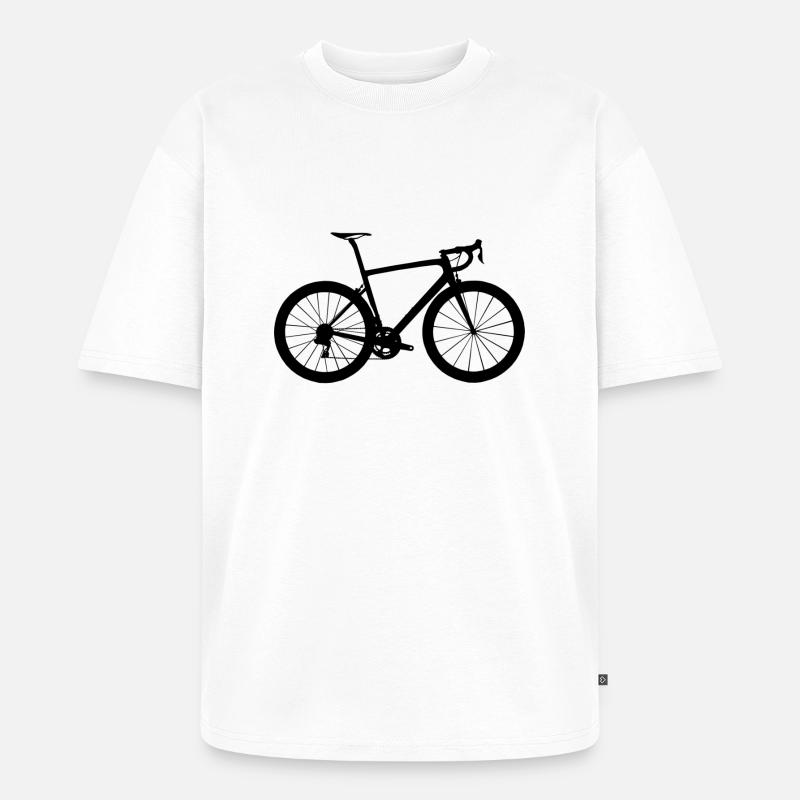 coureur - T-shirt Premium bio oversize Unisexe - blanc