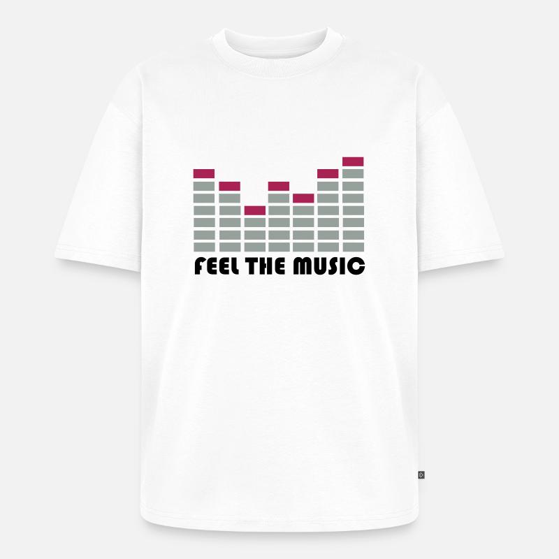equalizer - Unisex Premium Oversized Bio T-Shirt - Weiß