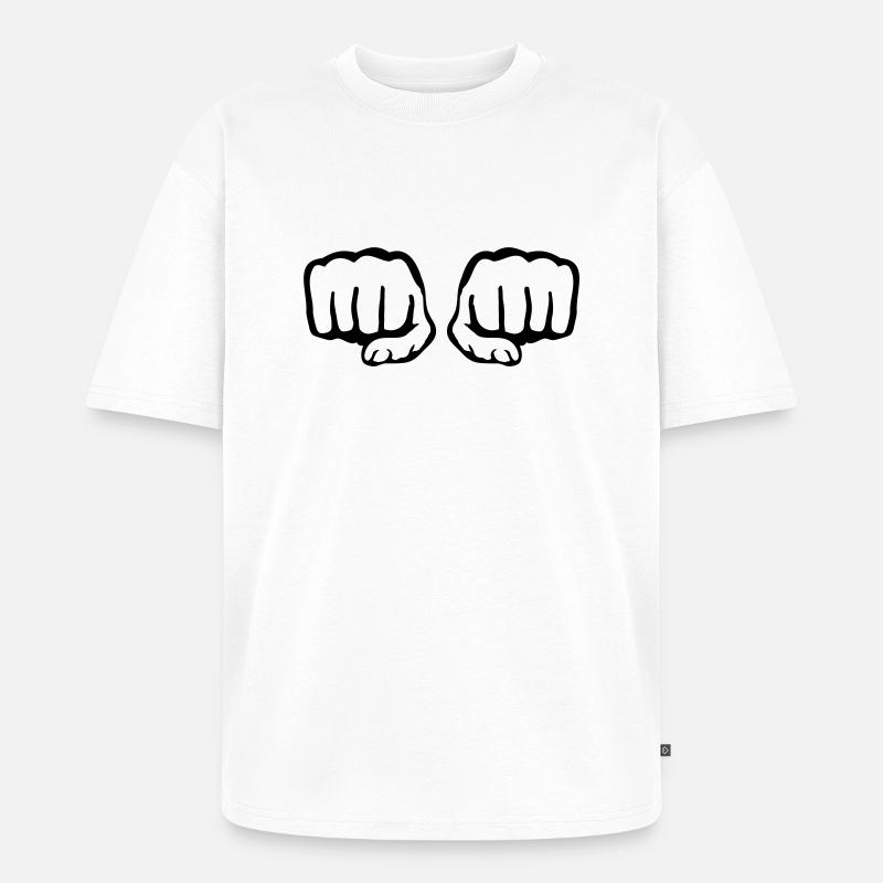 fauste_qa1 - Unisex Premium Oversized Bio T-Shirt - Weiß