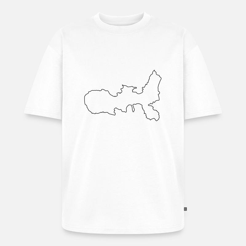 Elba - Unisex Premium Oversized Bio T-Shirt - Weiß