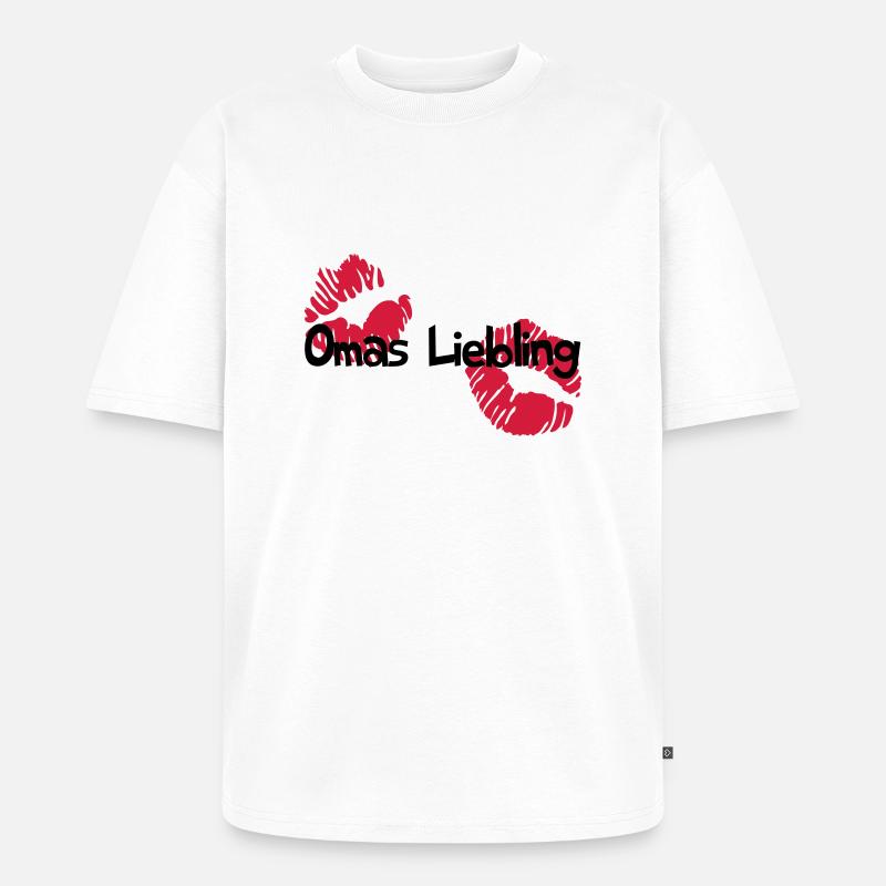 Omas Liebling - Unisex Premium Oversized Bio T-Shirt - Weiß