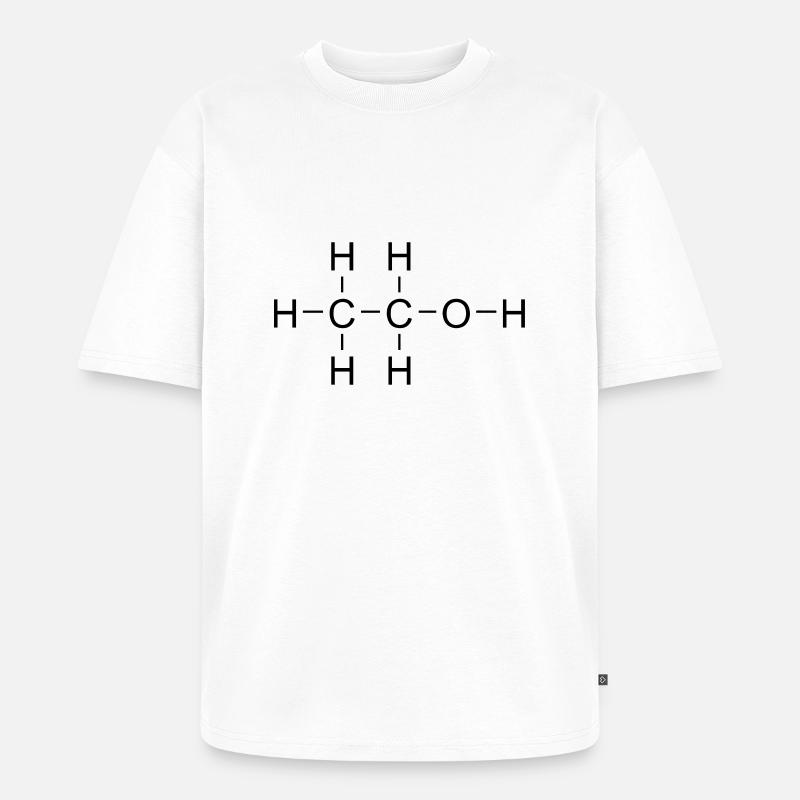 ethanol - Unisex Premium Oversized Bio T-Shirt - Weiß