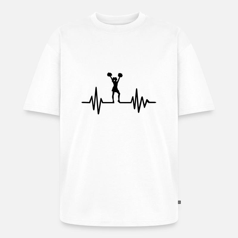 Cheerleader - Unisex Premium Oversized Bio T-Shirt - Weiß