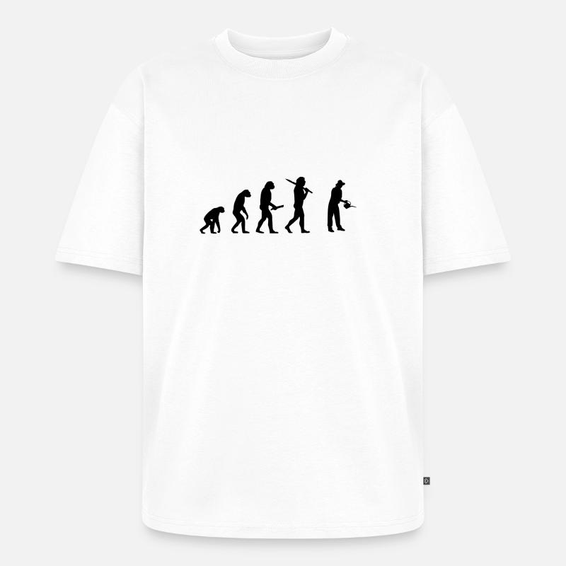 gaertner evolution développement de progrès - T-shirt Premium bio oversize Unisexe - blanc