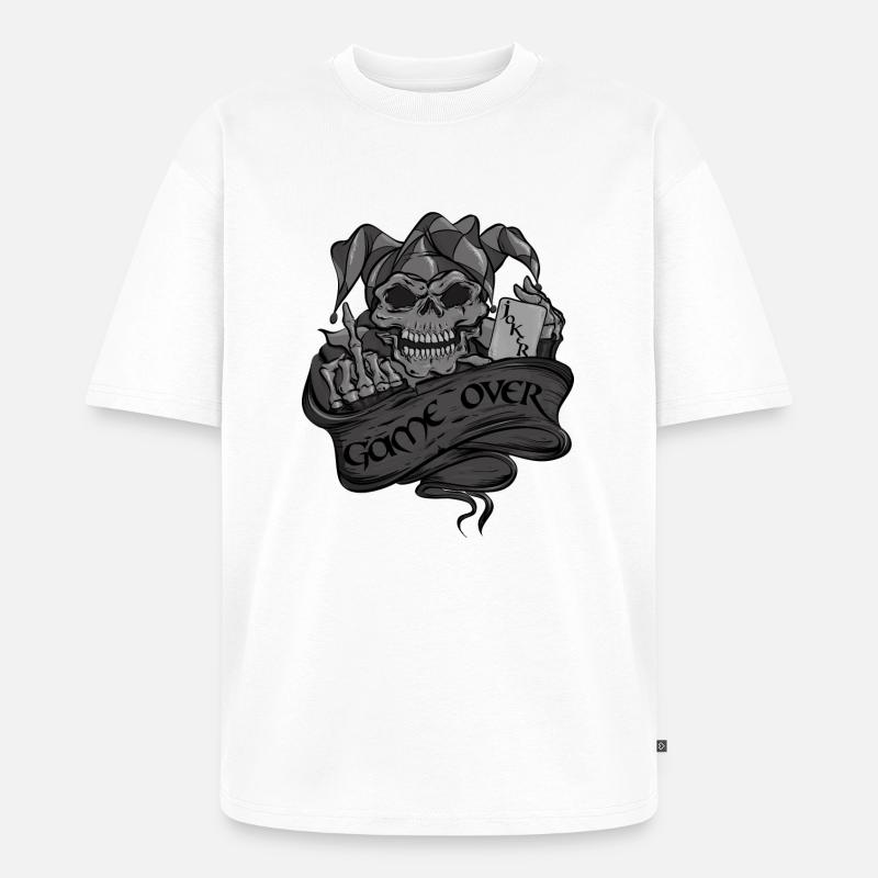 Joker - Unisex Premium Oversized Bio T-Shirt - Weiß
