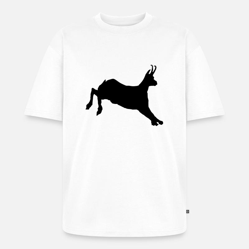 Die Jump (Vector) - Unisex Premium Oversized Bio T-Shirt - Weiß