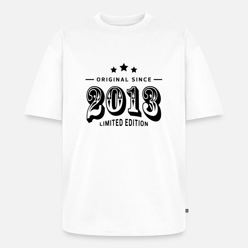 Original since 2013 - T-shirt Premium bio oversize Unisexe - blanc