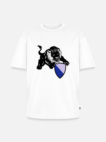 zürich löwe - Unisex Premium Oversized Bio T-Shirt - Weiß